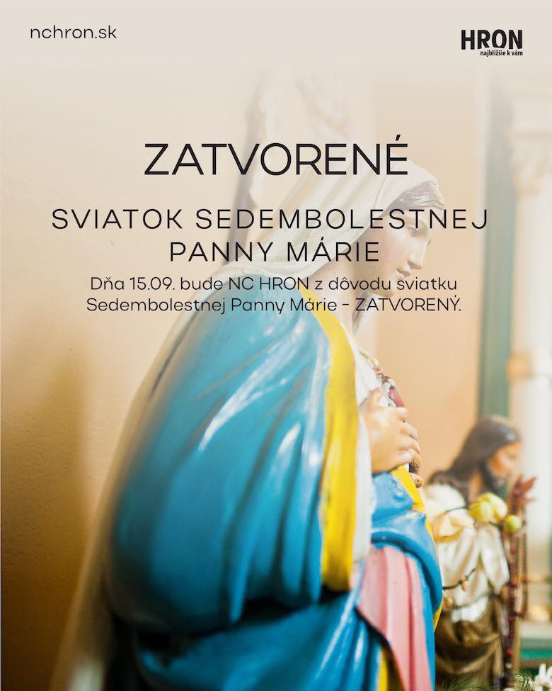 SVIATOK ZATVORENÉ