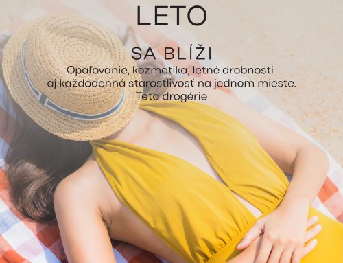 Leto sa blíži